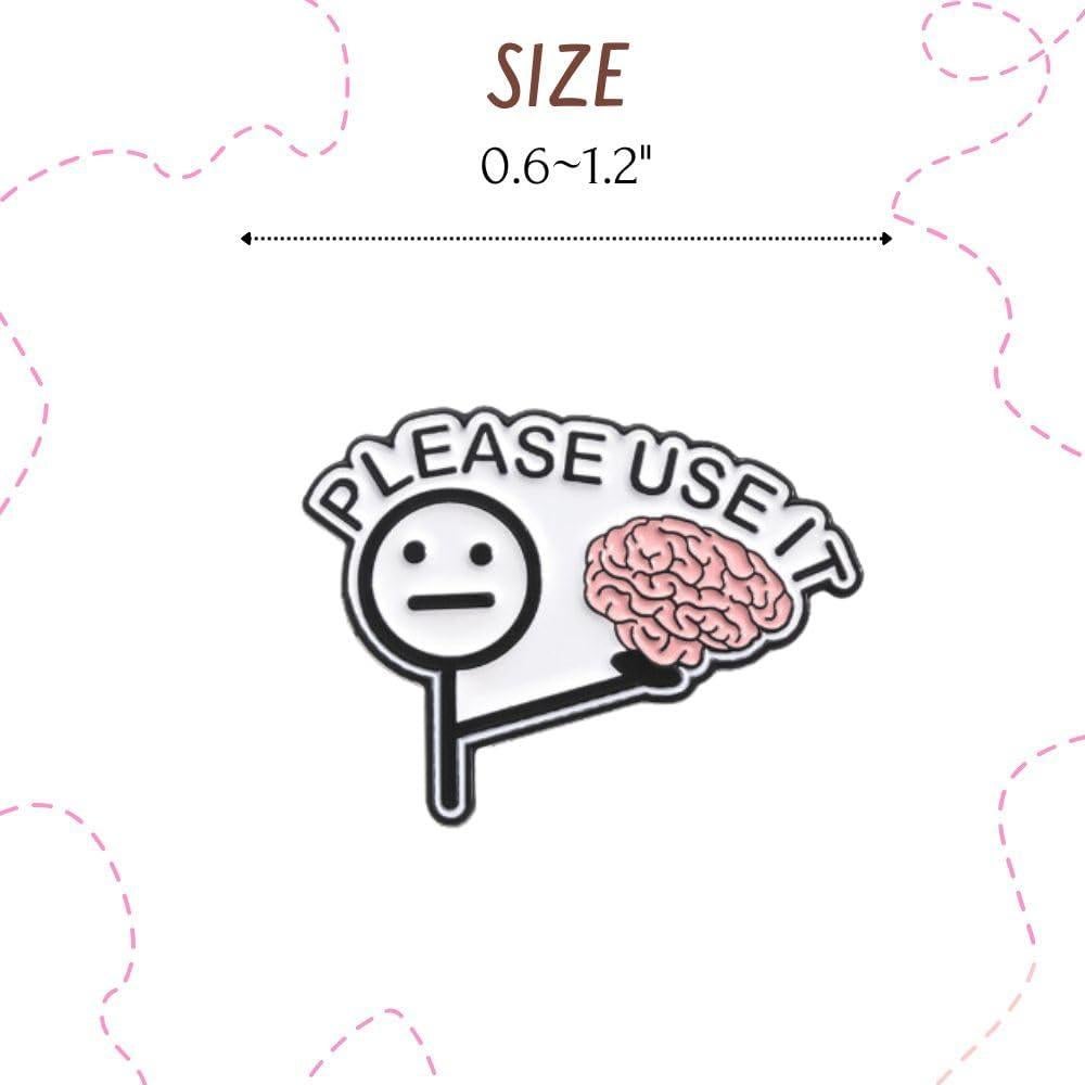 Set de 16 Pines de Esmalte Divertidos YJ PREMIUMS para Ropa