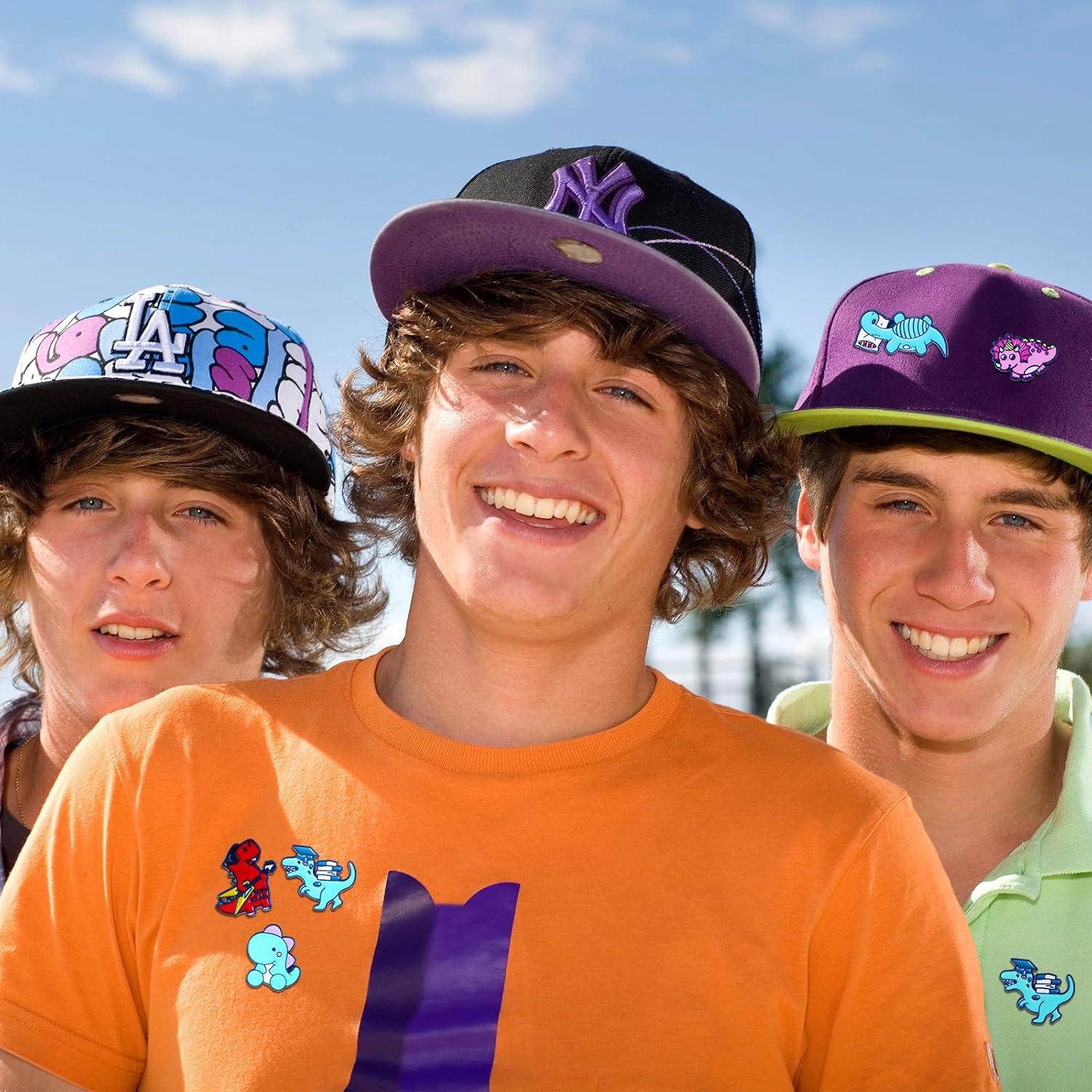 100 Pines de Esmalte de Dinosaurio Ceenna para Mochilas