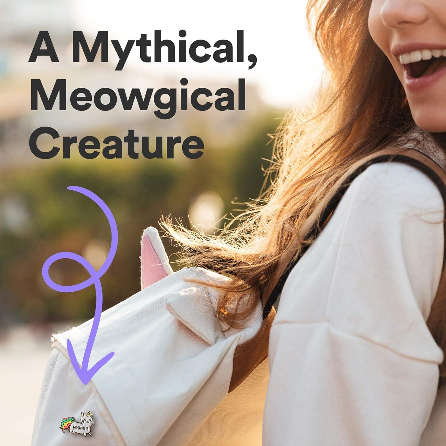 Pin de Solapa Caticorn Meowgical Stickeroonie 3.56 cm Dorado