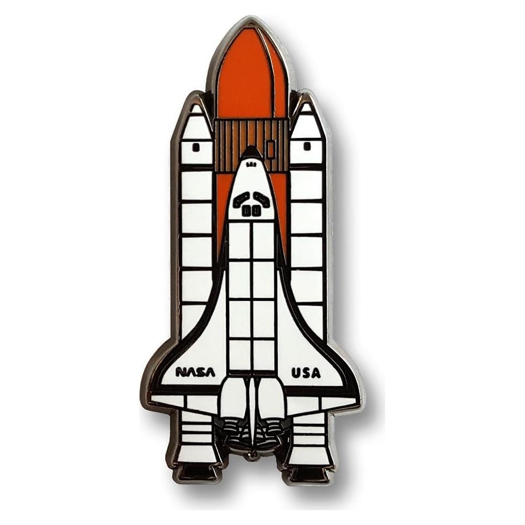 Pin de Solapa Esmalte NASA Transbordador Pinsanity 3.81cm
