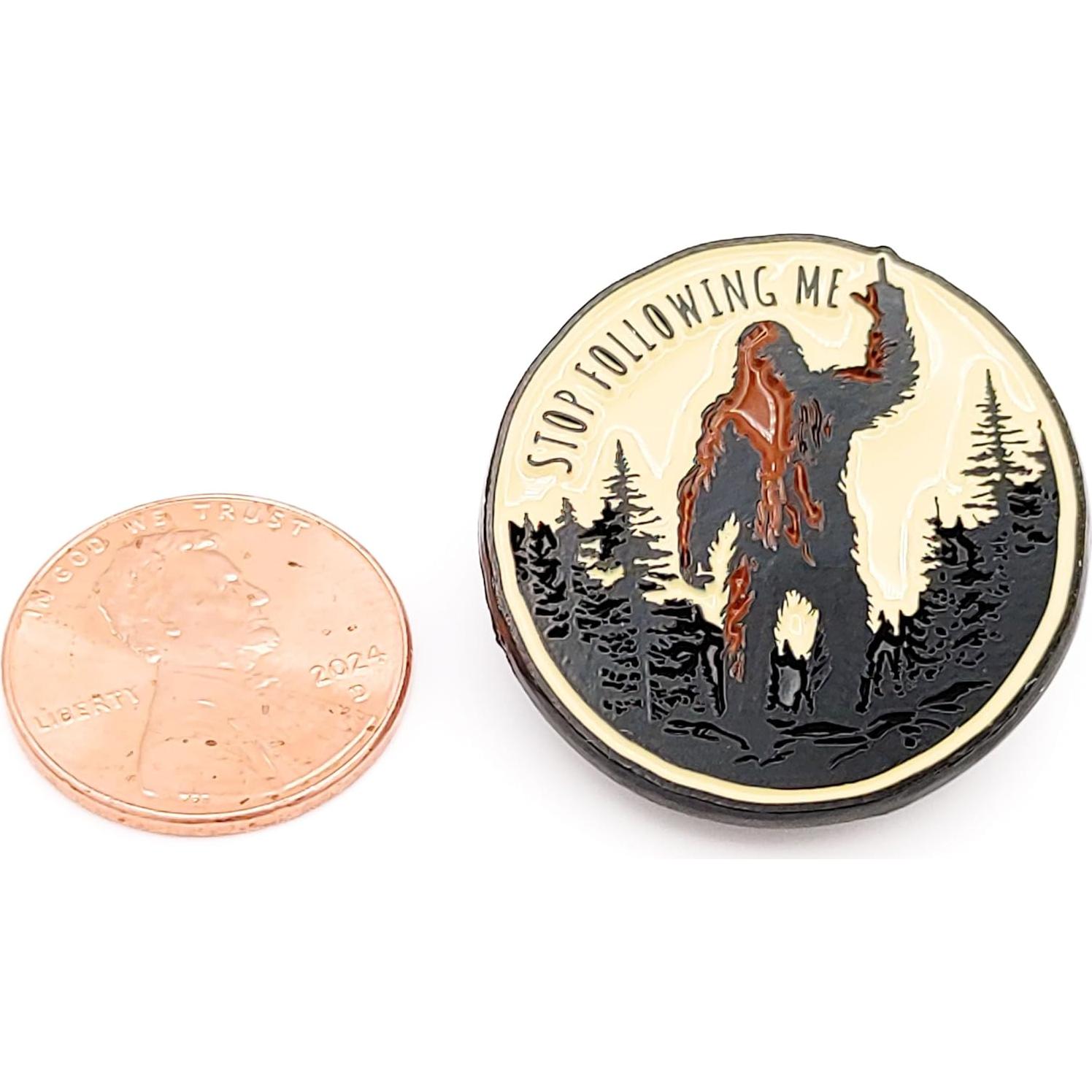 Pin de Solapa de Esmalte Bigfoot - Accesorio Unisex Adulto