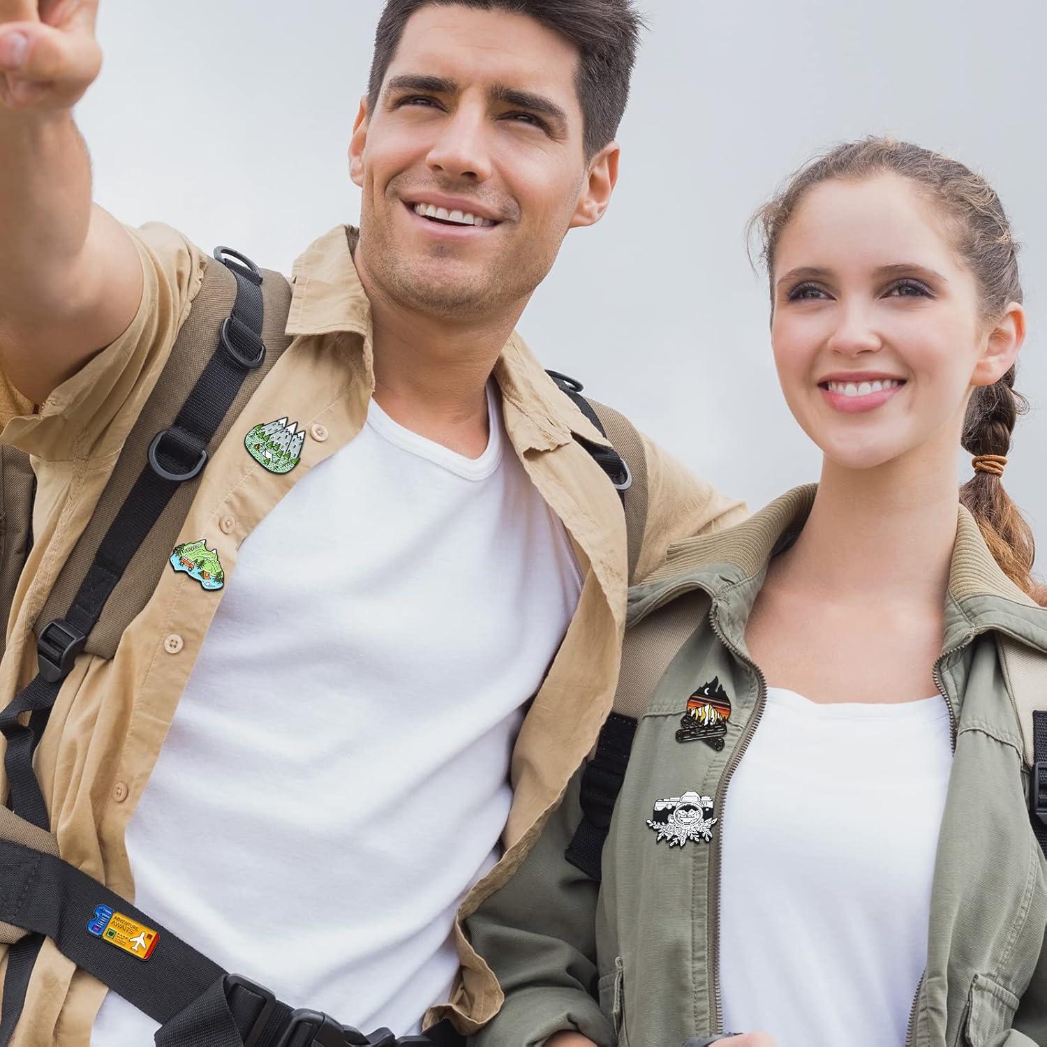 15 Pines de Esmalte Aventura al Aire Libre Hanaive - Decoración