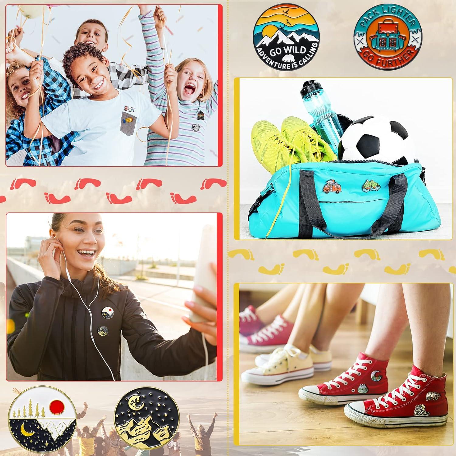 15 Pines de Esmalte Aventura al Aire Libre Hanaive - Decoración