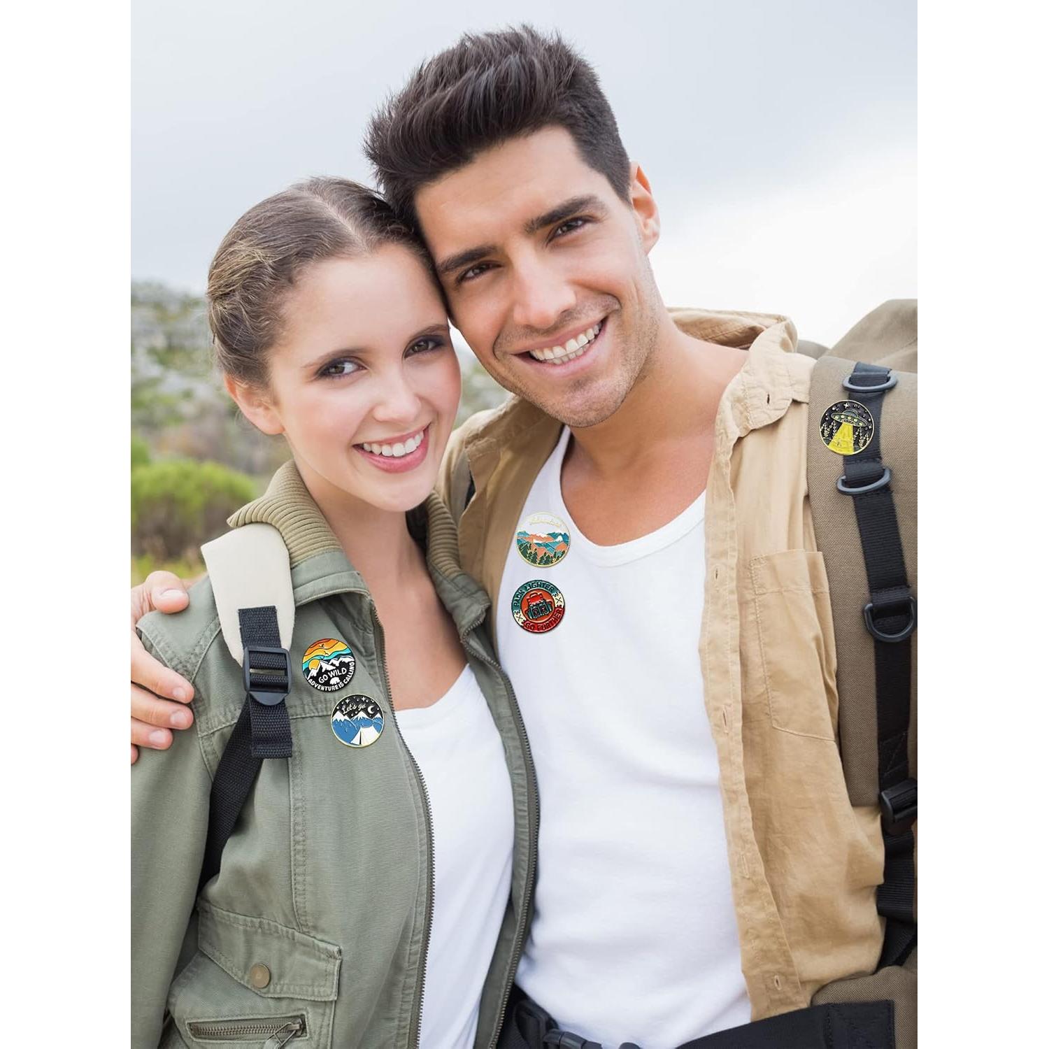 BBTO 20 Pines de Esmalte Vintage para Mochilas - Set Aesthetic