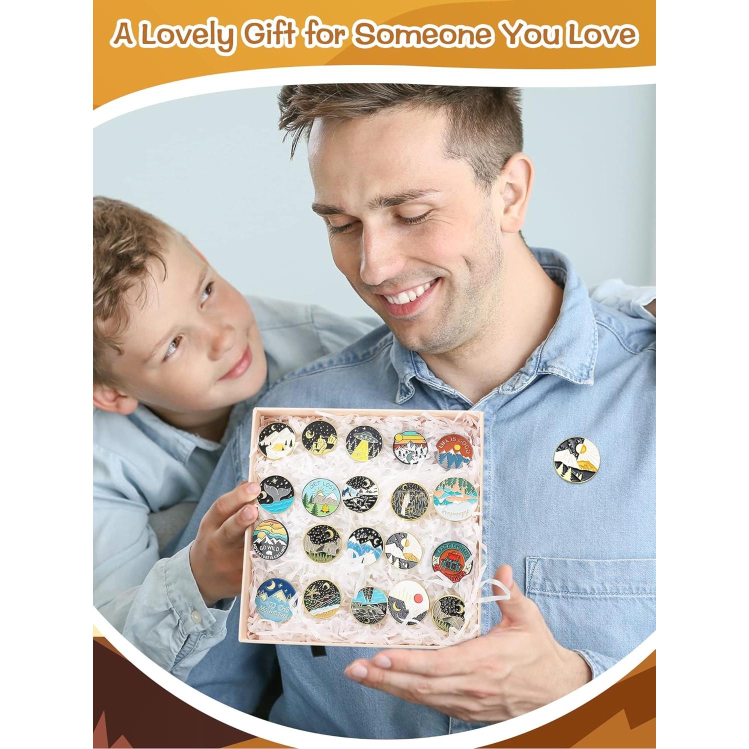 BBTO 20 Pines de Esmalte Vintage para Mochilas - Set Aesthetic