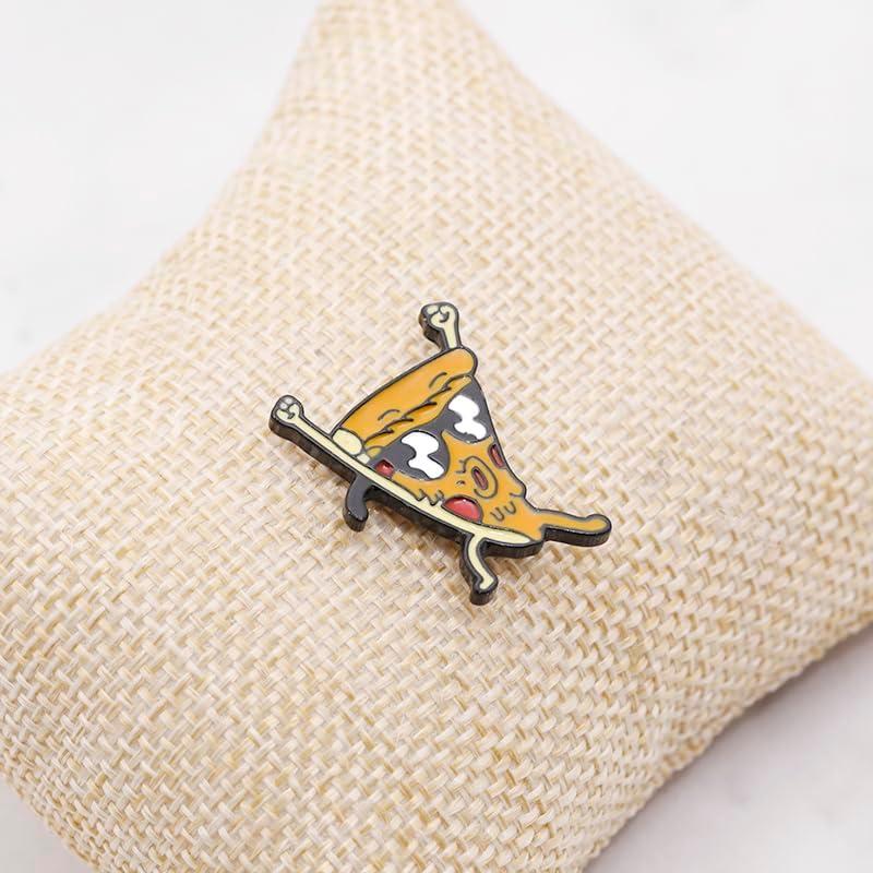 Pin de Esmalte de Pizza con Gafas de Sol KILIPOL - Accesorio Unisex