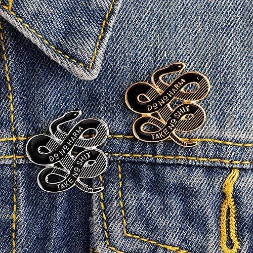 Broche Bohemio Serpiente Janedream Oro 3.1x3.1cm