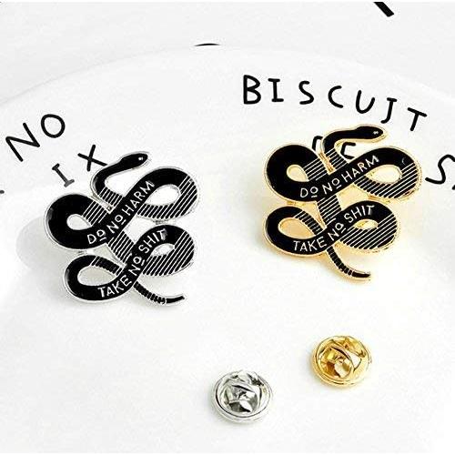 Broche Bohemio Serpiente Janedream Oro 3.1x3.1cm