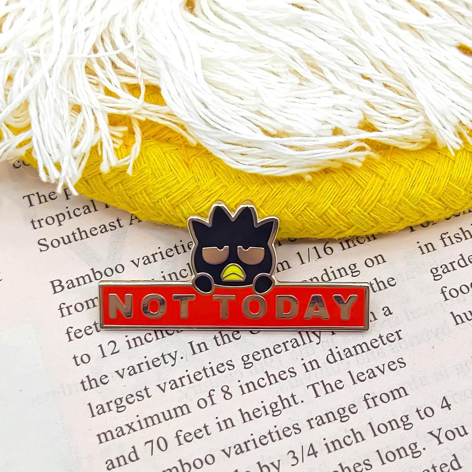 Pin de Esmalte Pingüino Negro SKYFENGCN - 3.48 cm