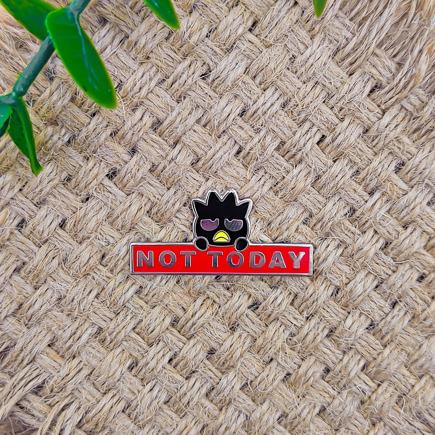 Pin de Esmalte Pingüino Negro SKYFENGCN - 3.48 cm