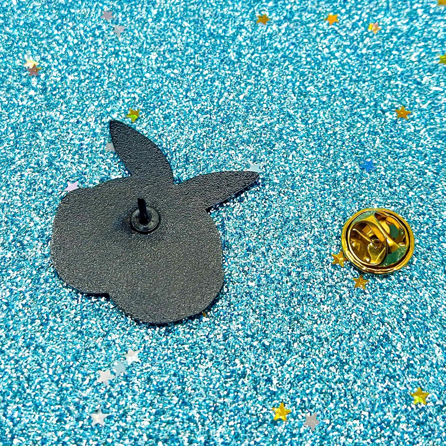 Pin de Esmalte Durazno Rosa SKYFENGCN - 3 cm - Insignia para Ropa