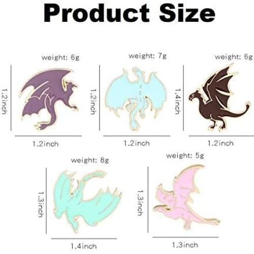 Conjunto de Pines de Esmalte Liasun para Mujeres - Broches Coloridos