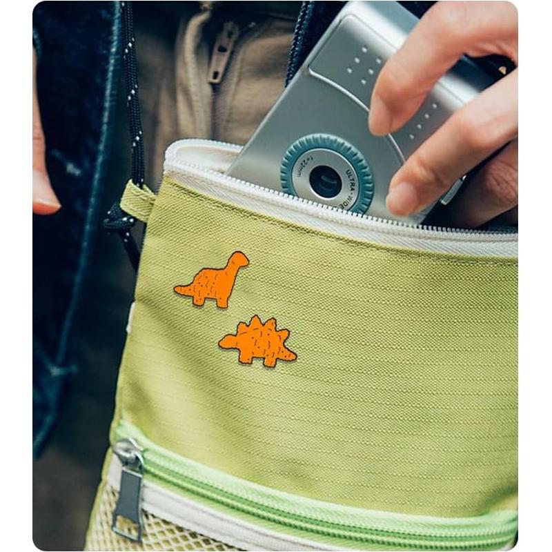 Juego de 3 Pines de Esmalte Divertidos para Mujeres - Dinosaurio y Nugget de Pollo