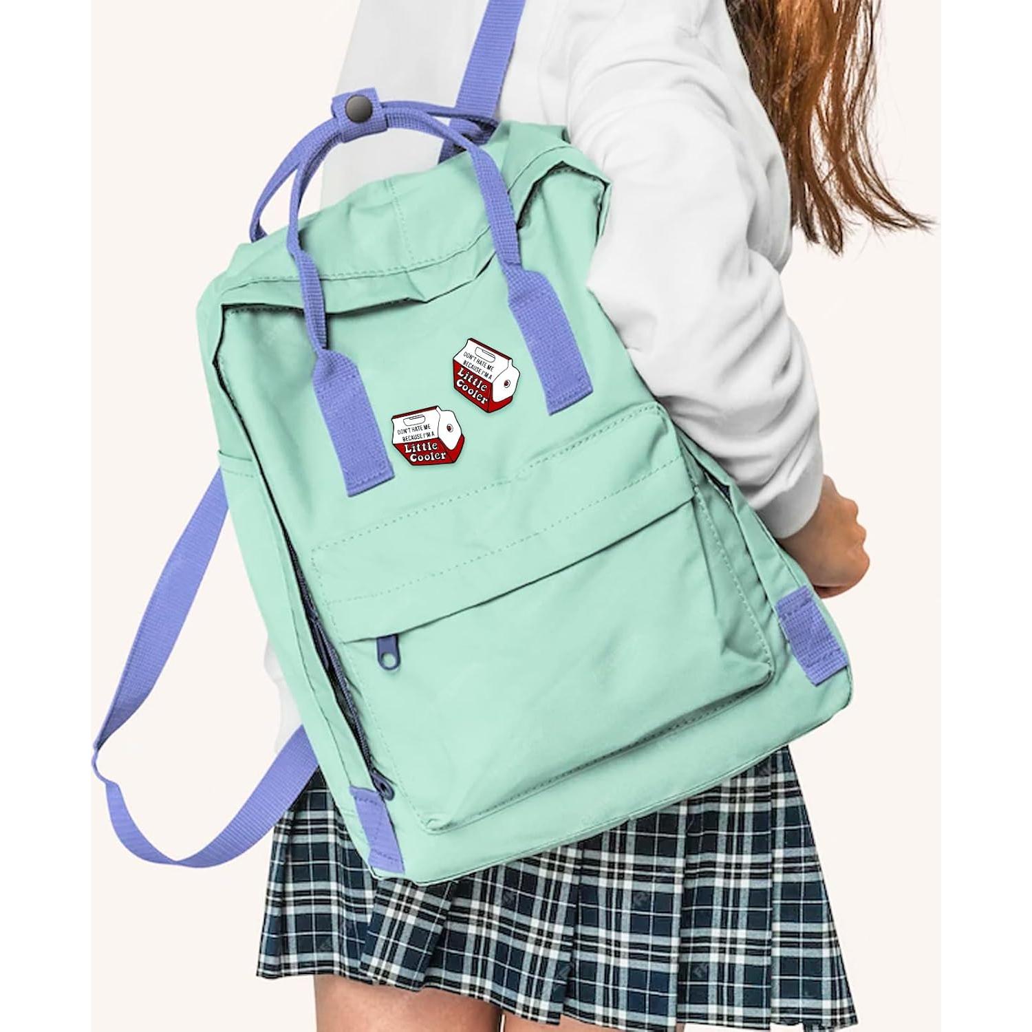 2 Pines de Esmalte Rojo Mabor Diseño Caricatura 3.6 cm