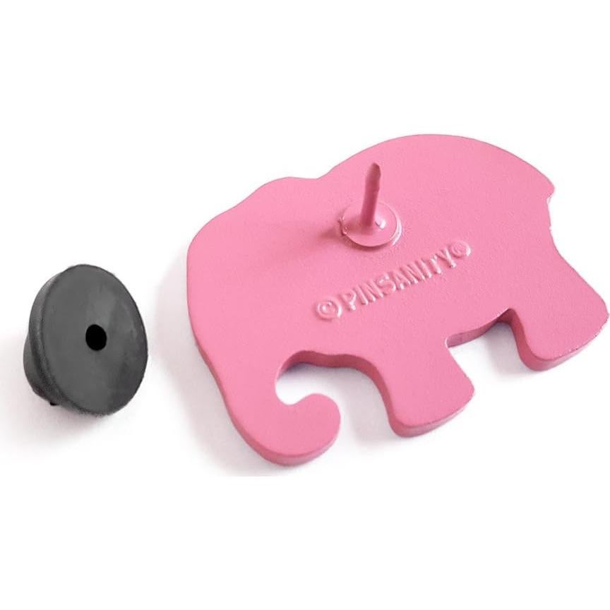 Pin de solapa rosa galleta de animal Pinsanity 3.18 cm