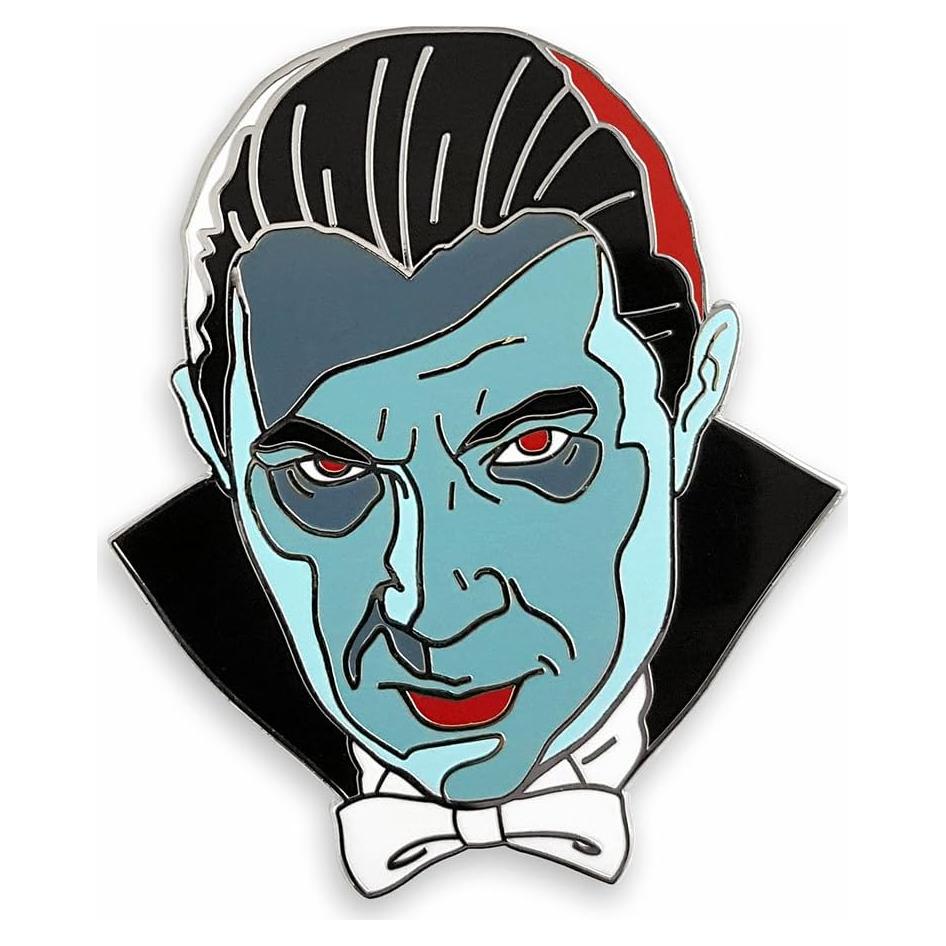 Pin de Solapa Esmalte Vintage Dracula Pinsanity 3.81cm