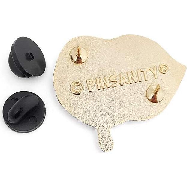 Pin de Solapa Esmalte Vampiro Pinsanity Labios y Colmillos