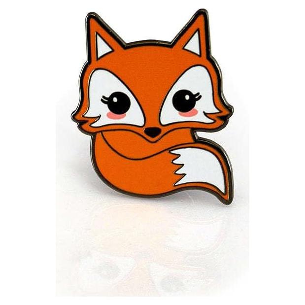 Pin de esmalte de zorro LifeBeats - Accesorio divertido y duradero