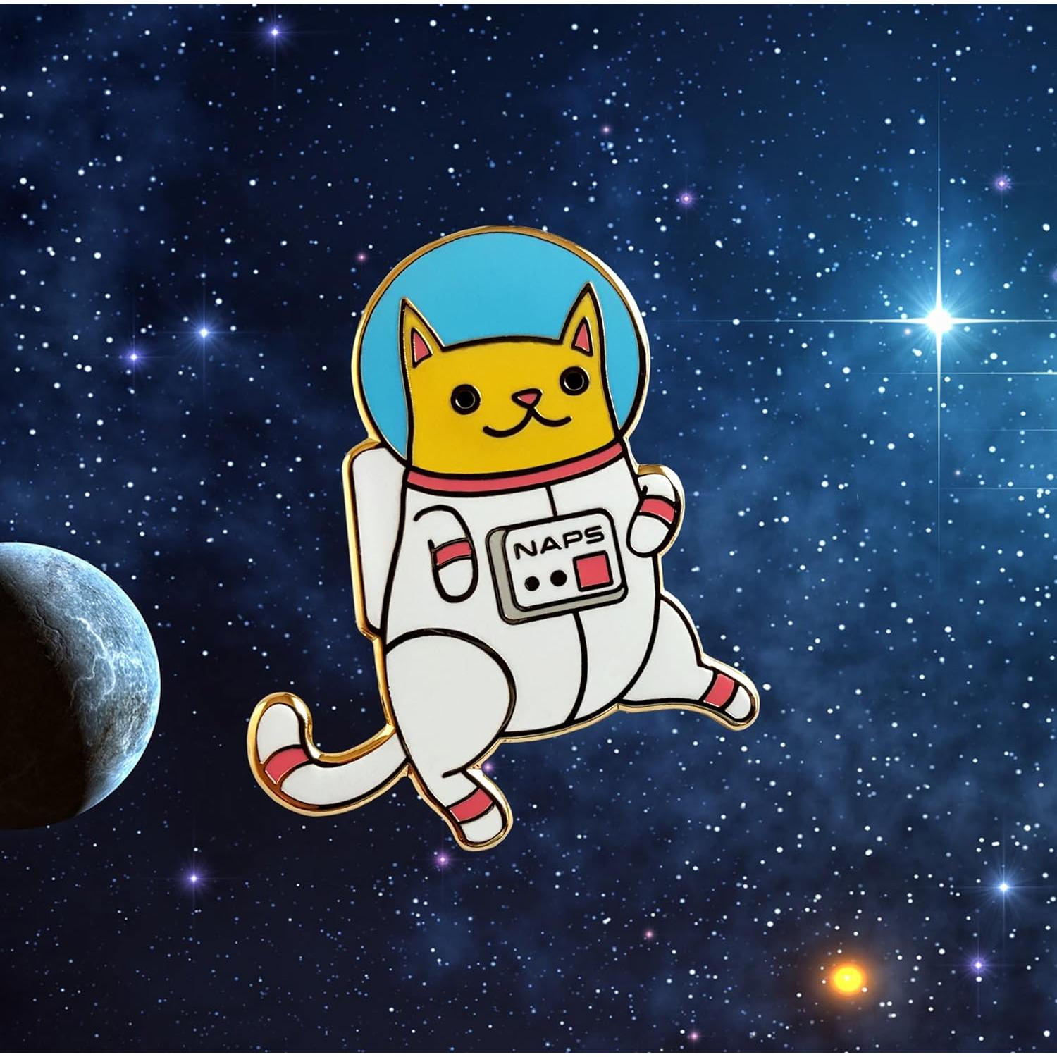 Pin de Esmalte Pinsanity Astro Cat 3.18cm para Solapa