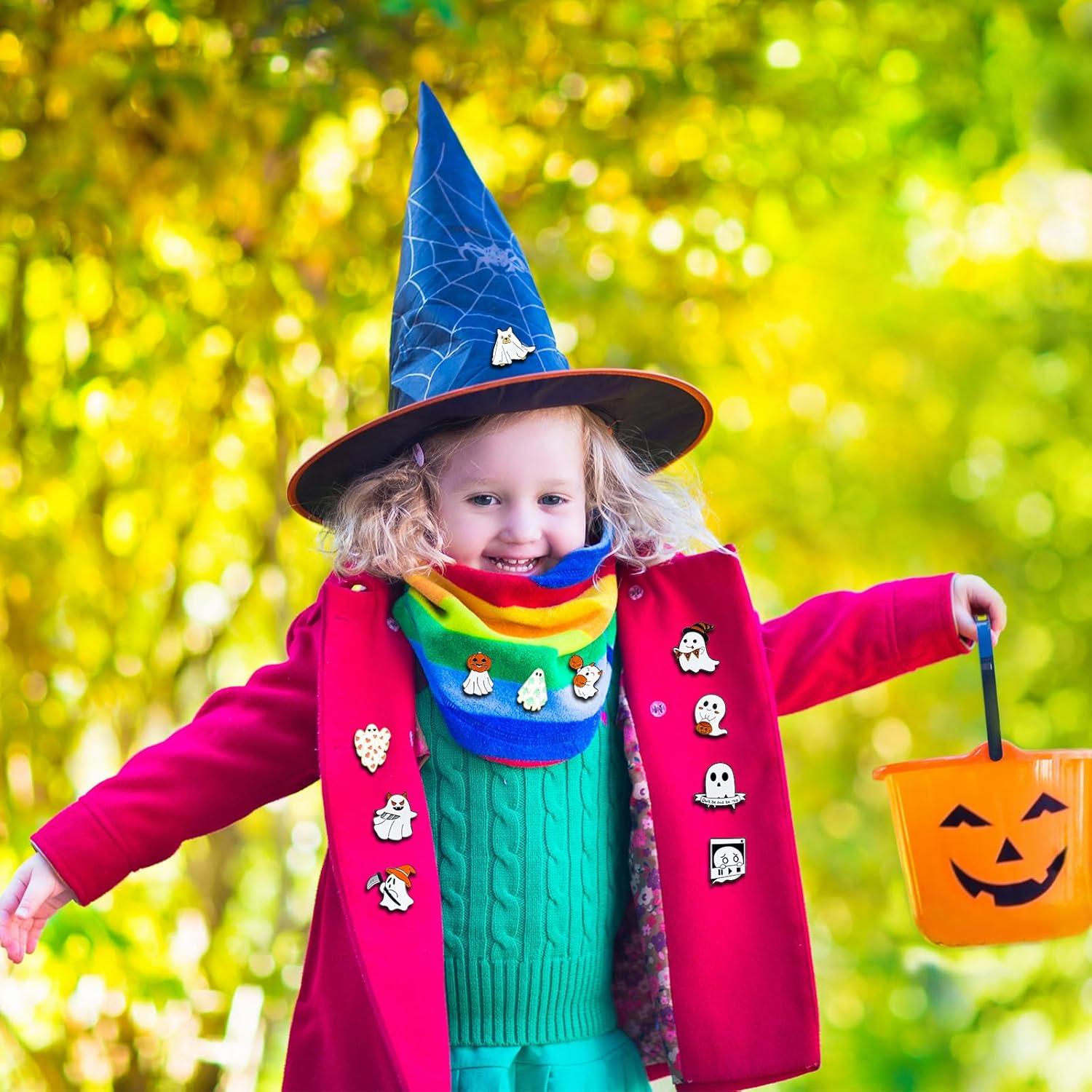 20 Pines de Esmalte Fantasmas MTLEE para Mochila y Ropa