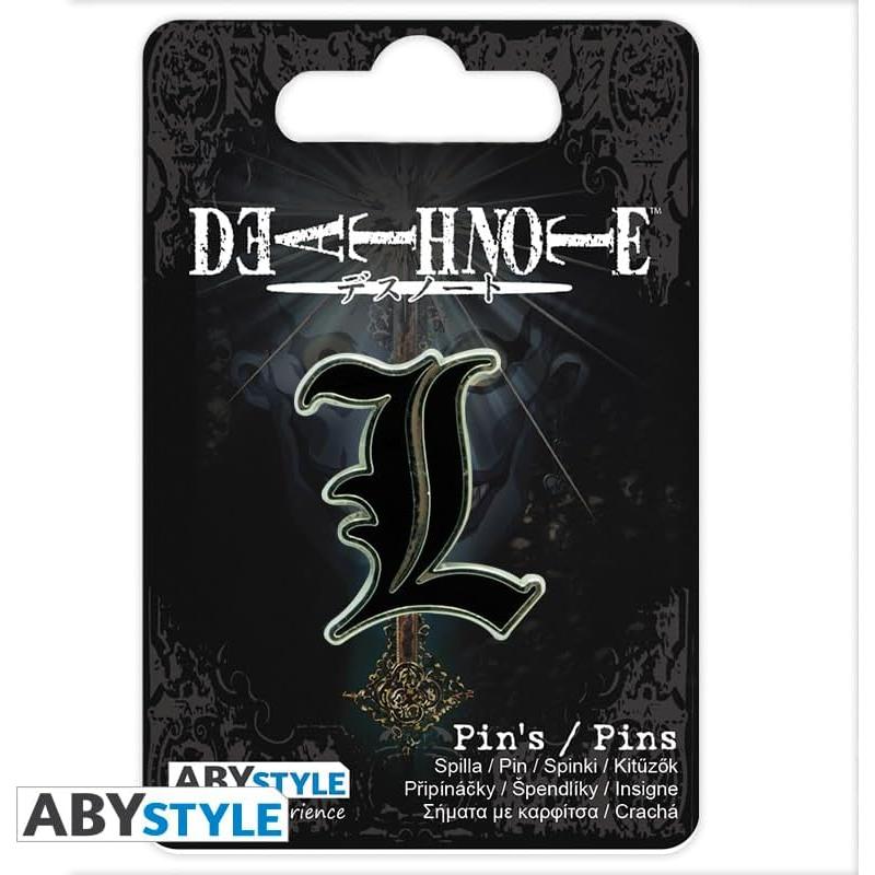 Pin de Metal L Death Note ABYstyle 2.79 cm Accesorio Anime
