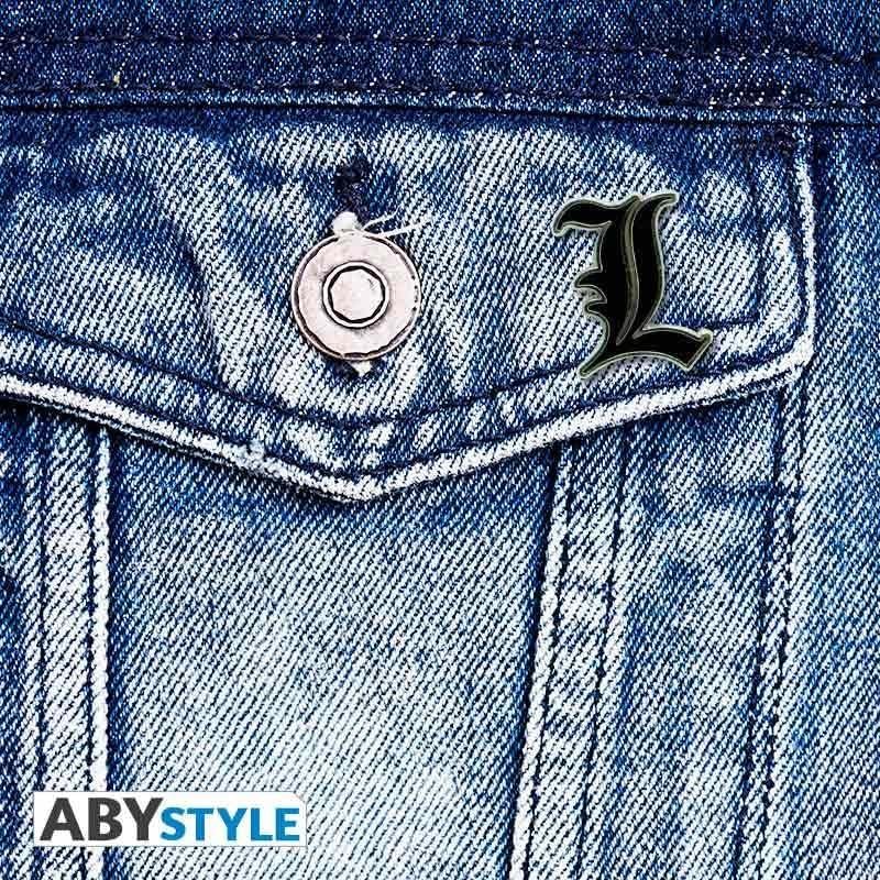 Pin de Metal L Death Note ABYstyle 2.79 cm Accesorio Anime