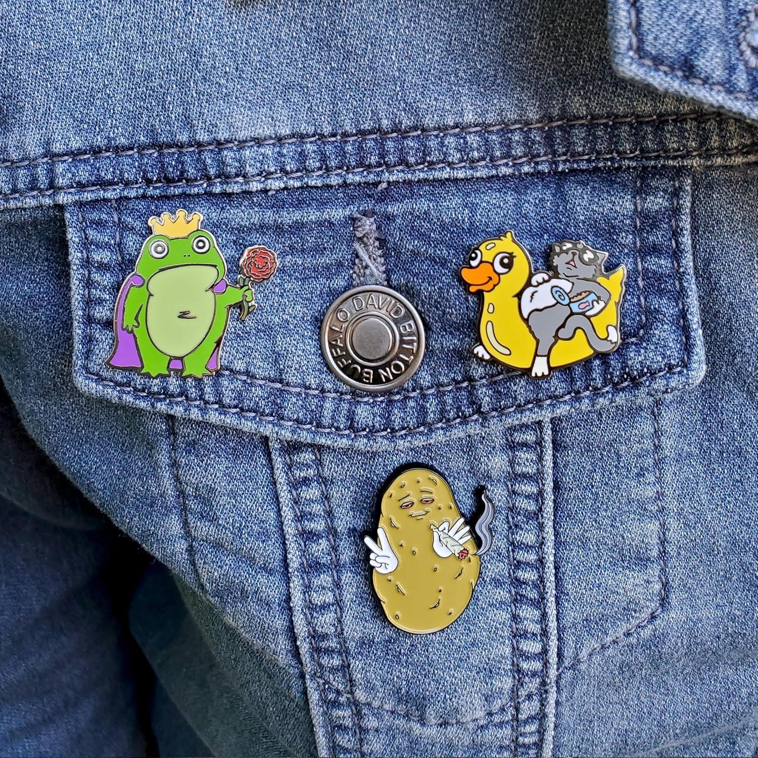 Pin de Solapa de Broma Kolorspun - Papa al Horno 3.18 cm