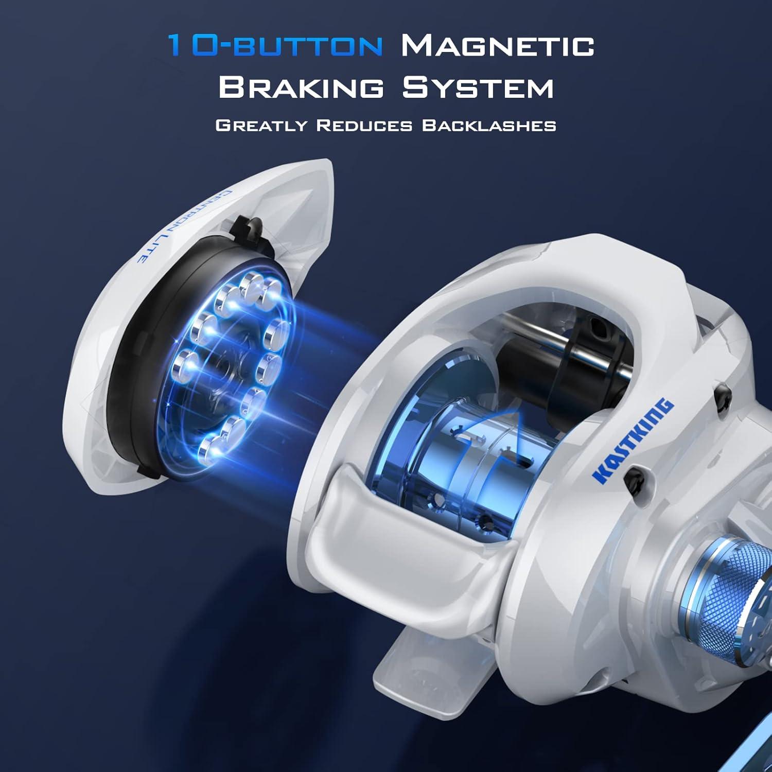 Carrete de Pesca Baitcasting KastKing Centron Lite 7.1:1