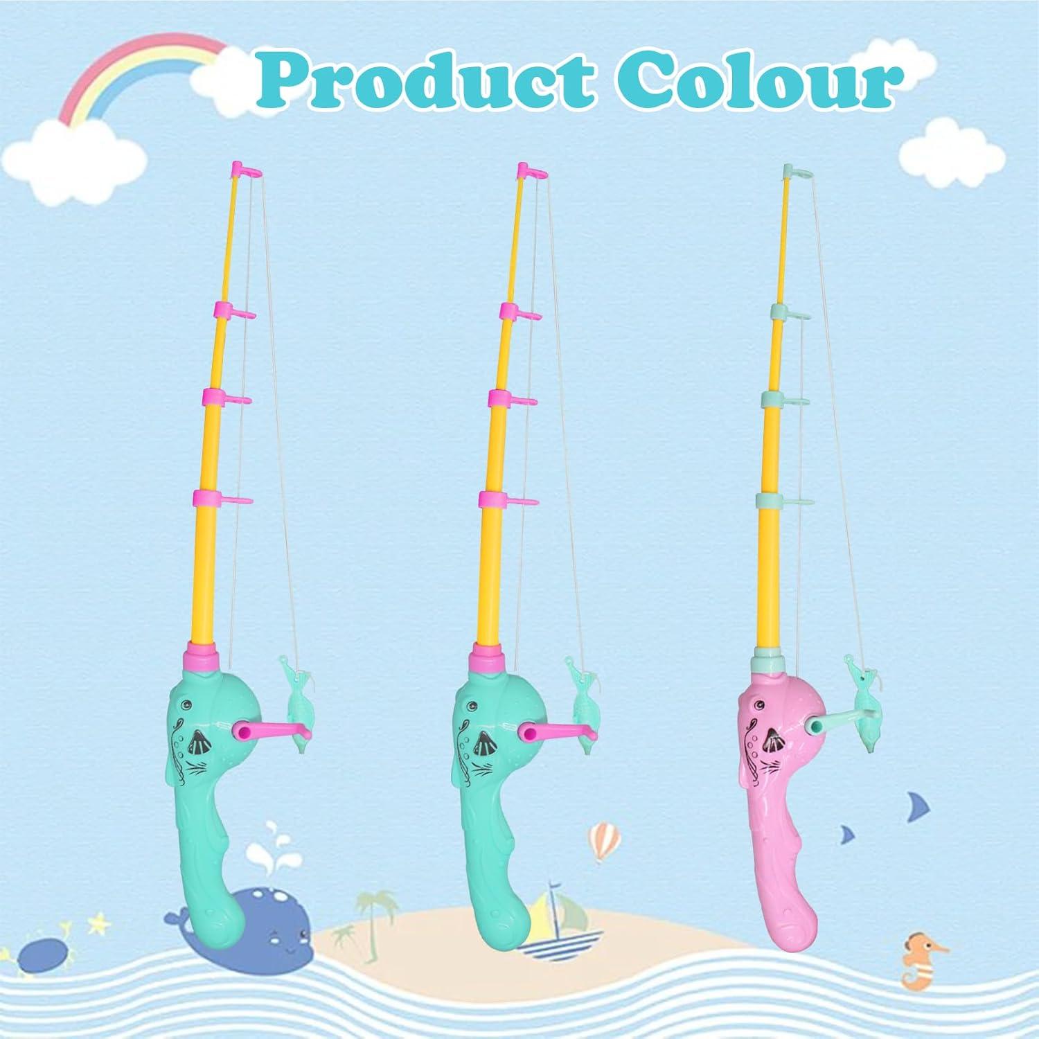 Juego de Pesca Magnética 6 Pcs Cleanla para Niños - Juguete de Baño