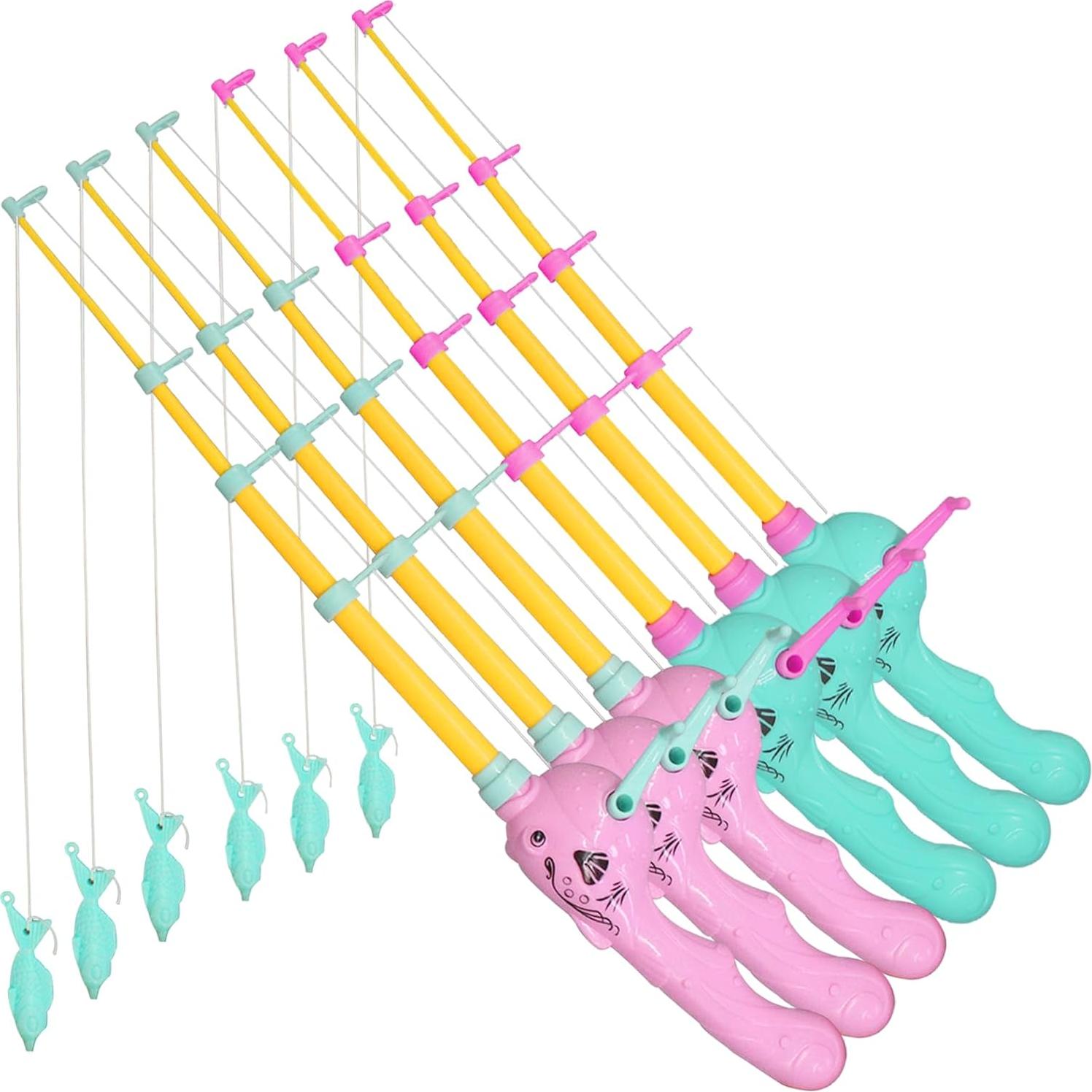 Juego de Pesca Magnética 6 Pcs Cleanla para Niños - Juguete de Baño