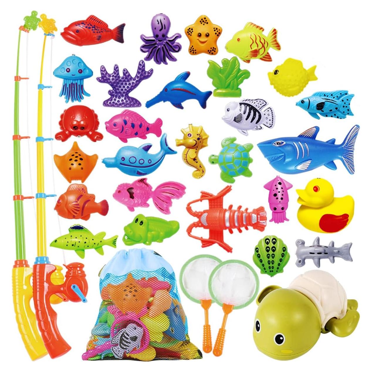 Juego de Pesca Magnético Cheffun para 2 Jugadores - 31 Piezas