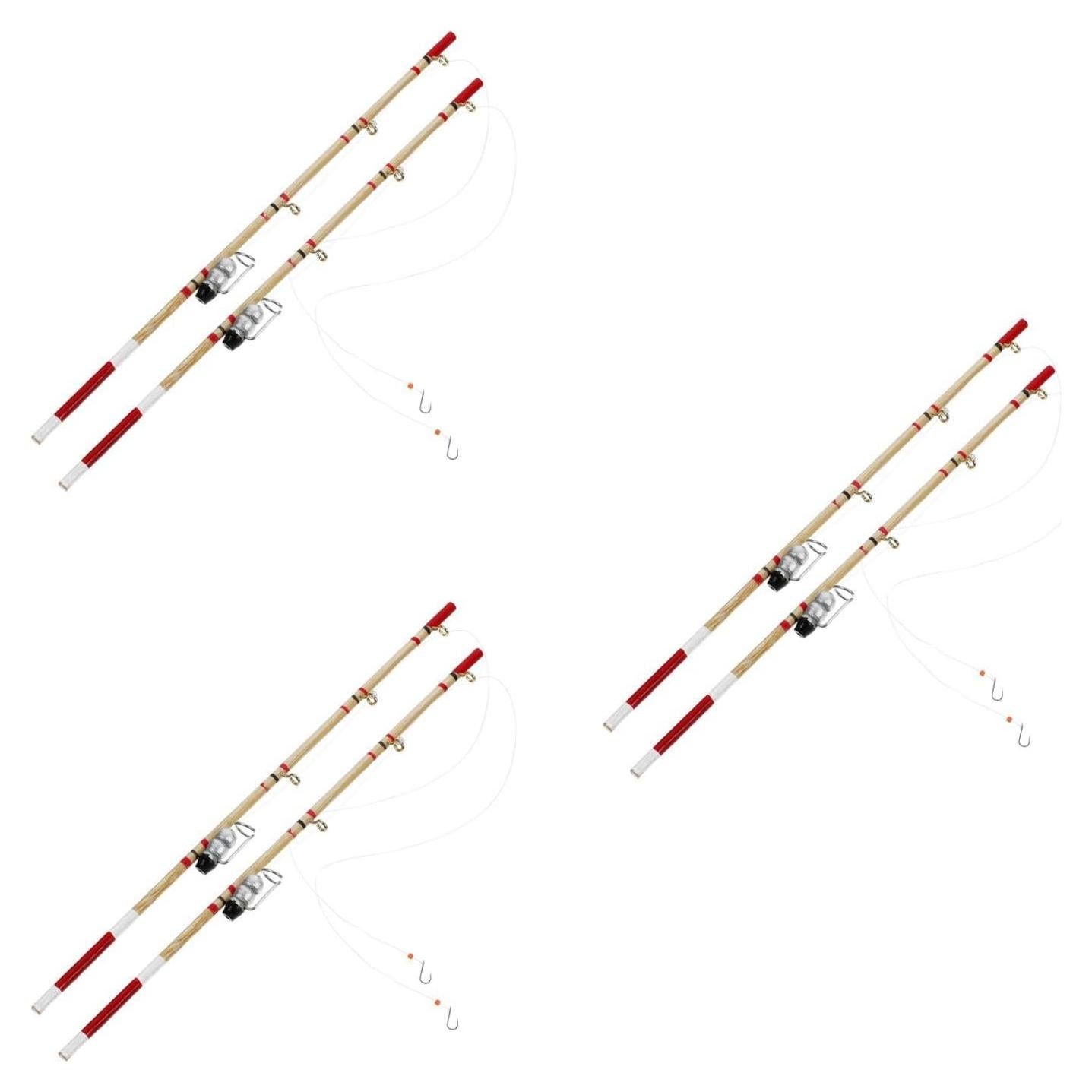 Cañas de Pescar en Miniatura Totority - 6 Piezas para Muñecas