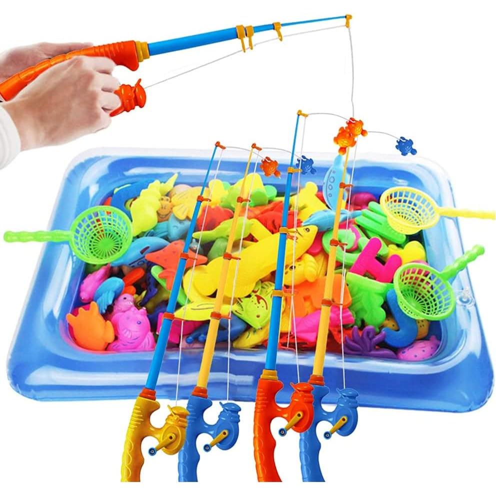 Juego de Pesca Magnética Toyvian para Niños - 6 Caños Flotantes