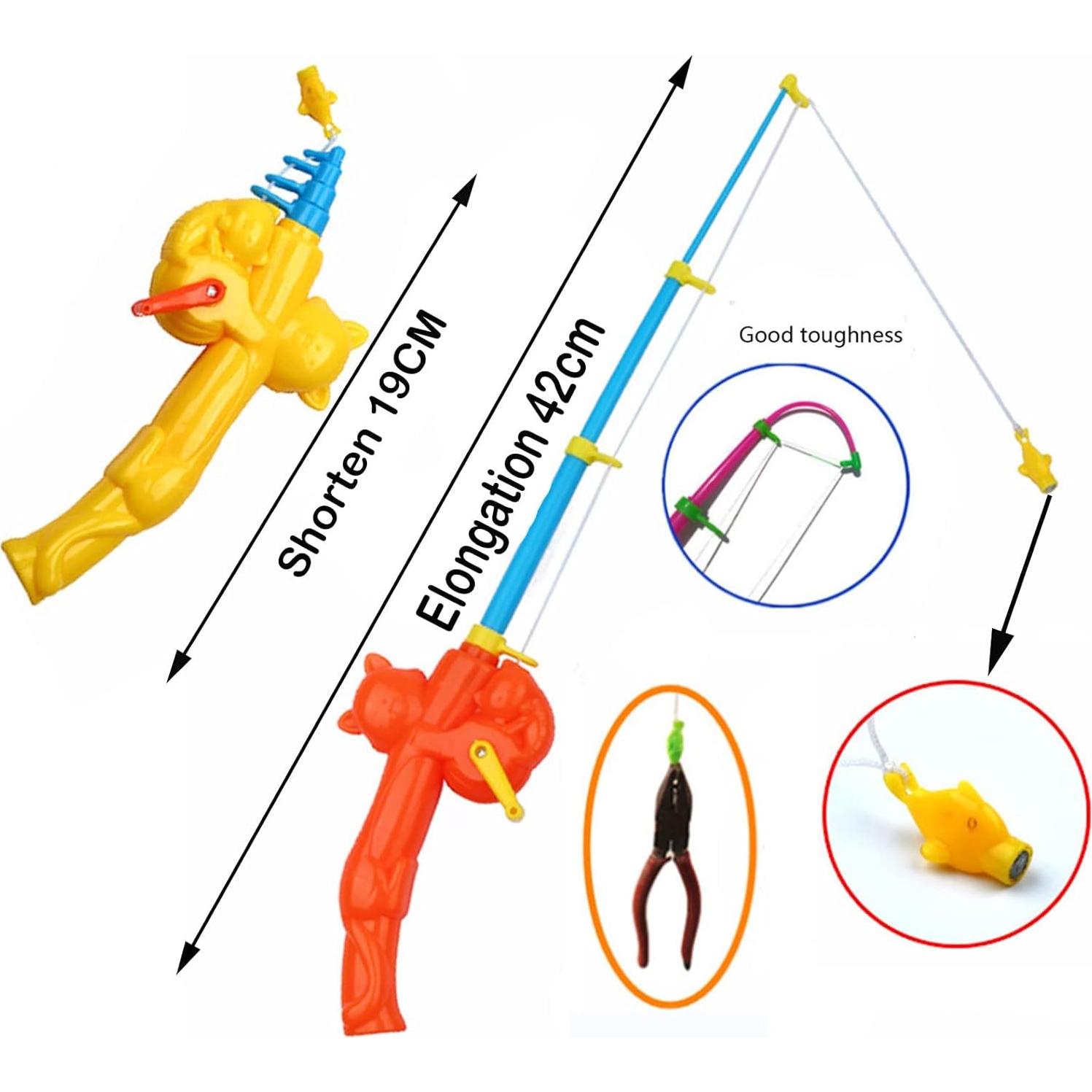 Juego de Pesca Magnética Brillianceice 6 Piezas Juguete Educativo