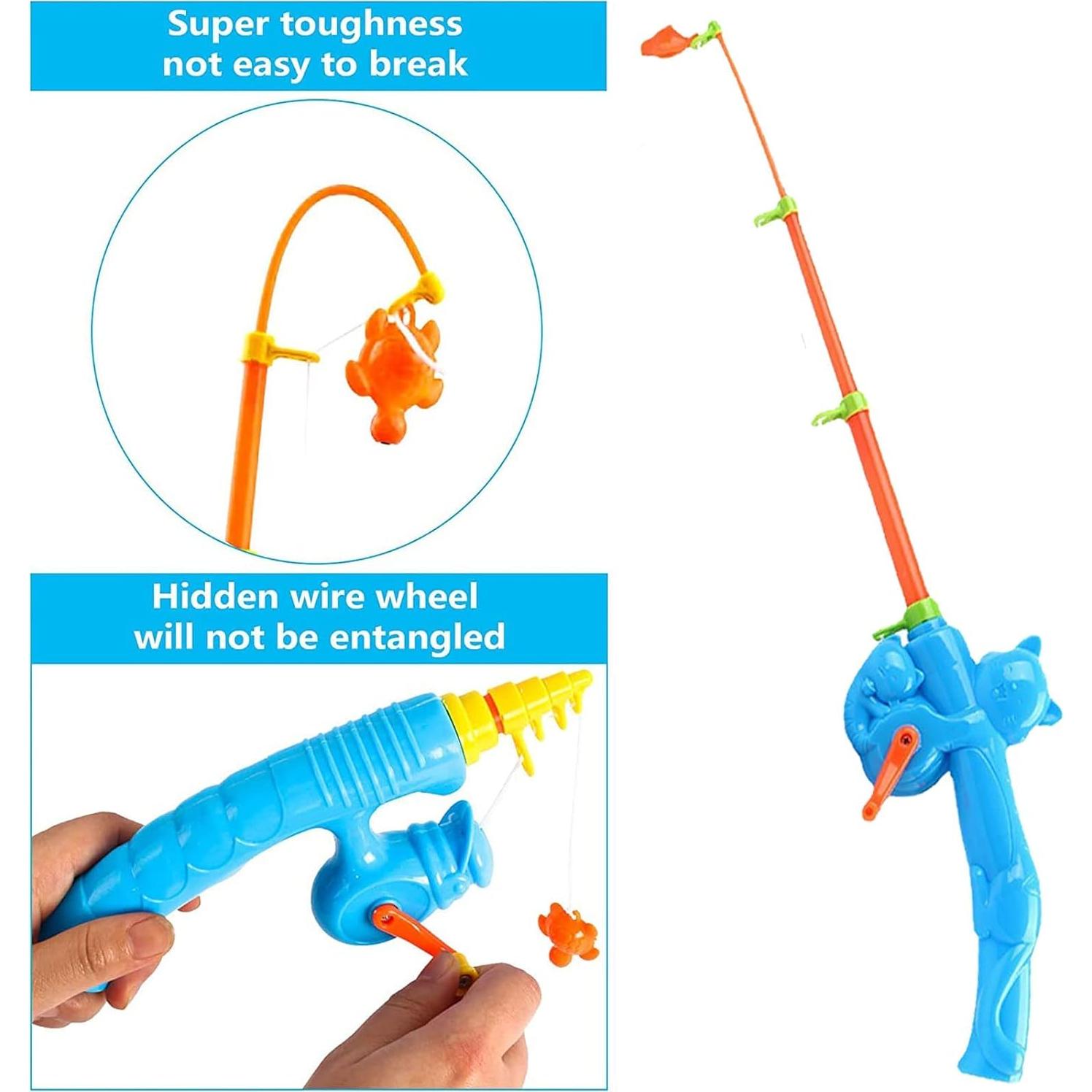 Juego de Pesca Magnética Brillianceice 6 Piezas Juguete Educativo