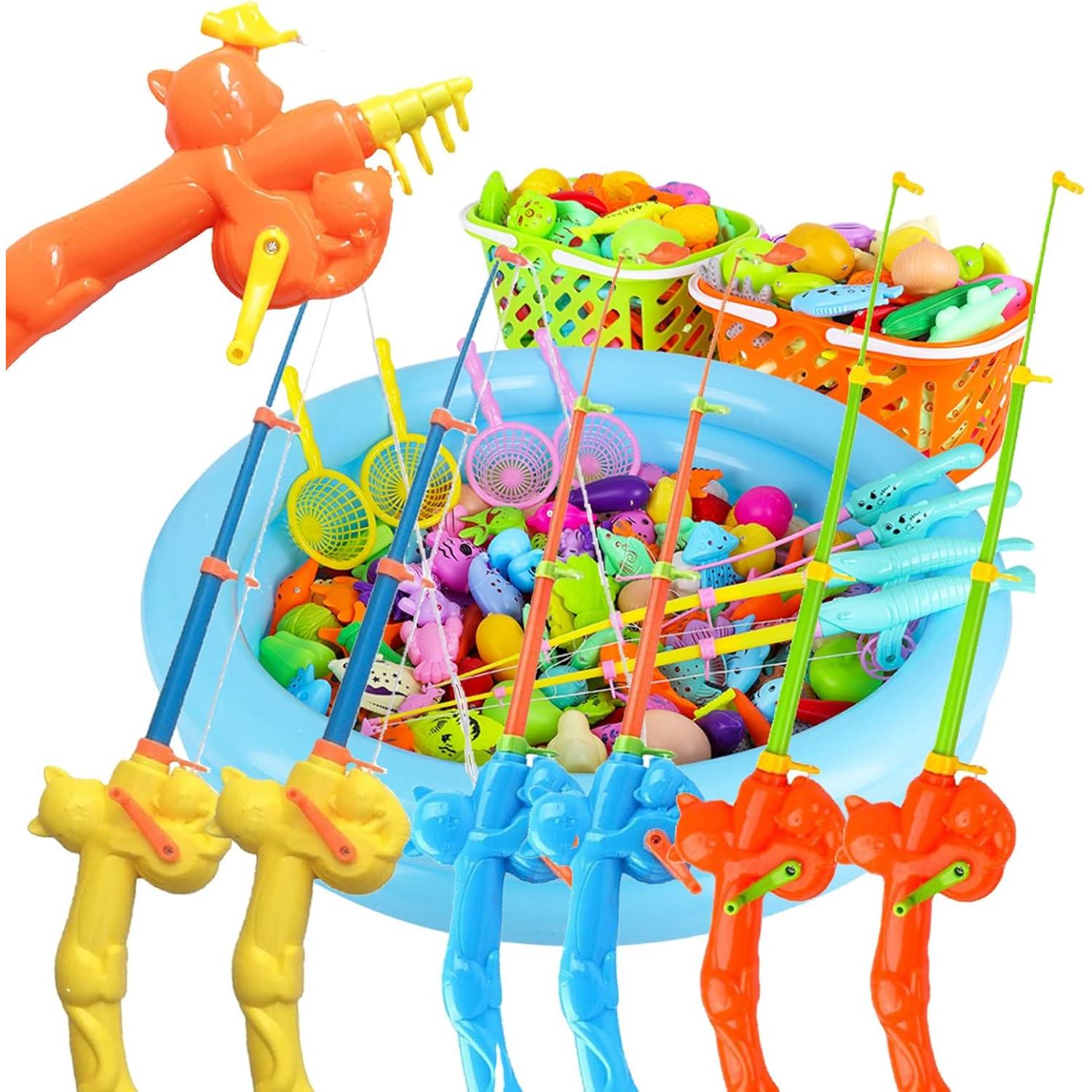 Juego de Pesca Magnética Brillianceice 6 Piezas Juguete Educativo