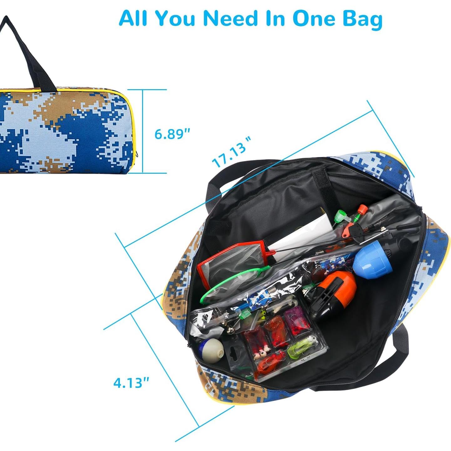 Caña de Pesca Telescópica para Niños BETTER LEADER 1.5m