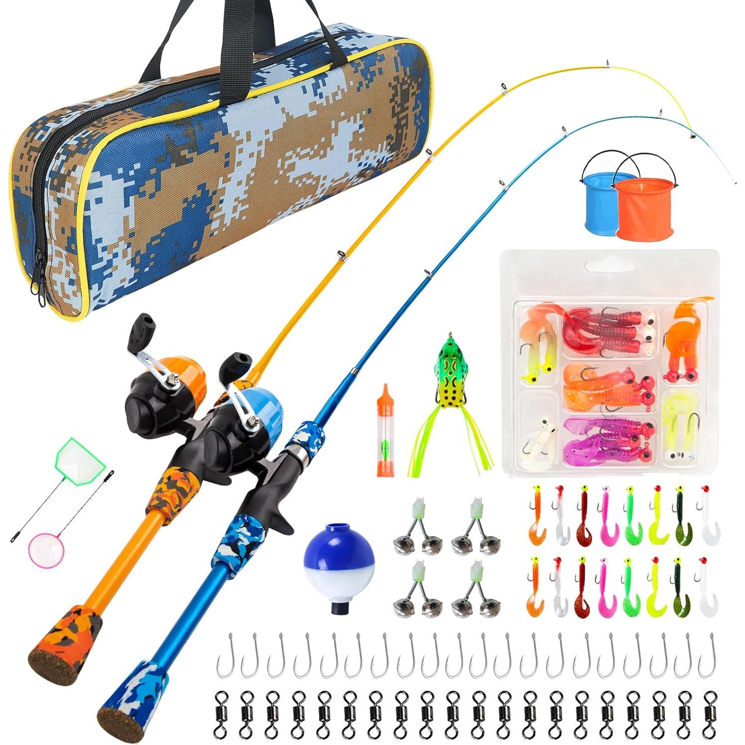 Caña de Pesca Telescópica para Niños BETTER LEADER 1.5m