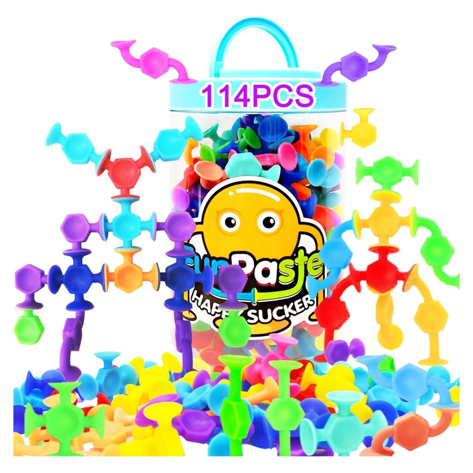 114 Juguetes de Ventosa para Baño CreateView - Sensoriales 3-8 Años