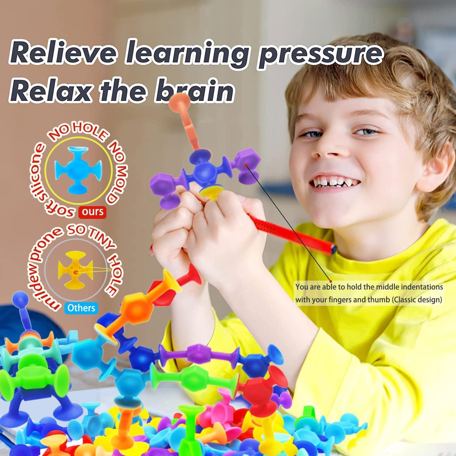 114 Juguetes de Ventosa para Baño CreateView - Sensoriales 3-8 Años