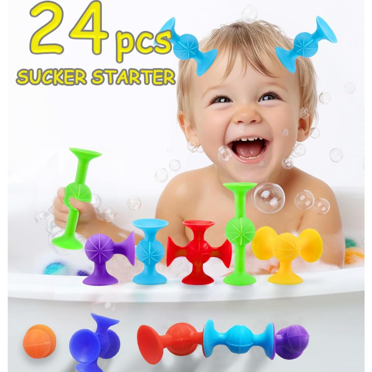 Set de Juguetes de Baño de Succión CreateView - 24 Piezas
