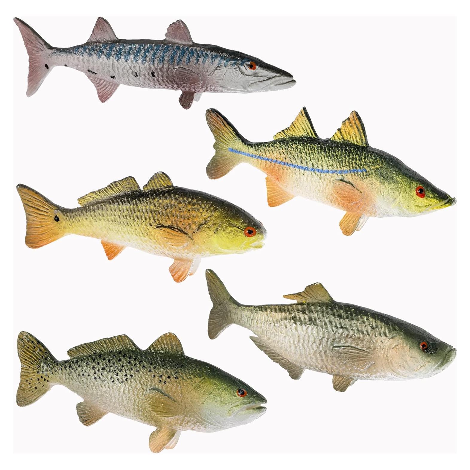 Set de Peces de Juguete Toy Fish Factory - Costa del Golfo 5 Piezas