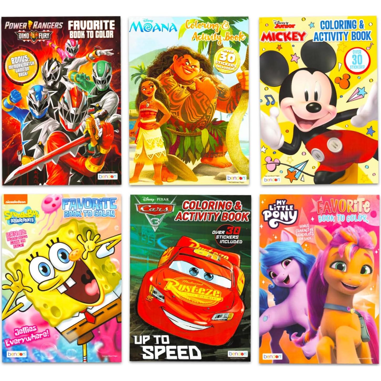 24 Libros para Colorear Disney para Niños 4 a 8 Años