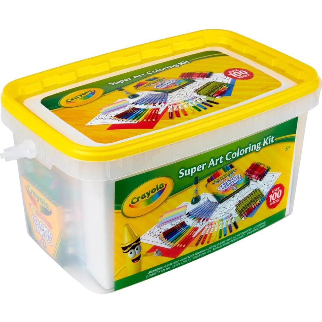 Kit de Colorear Crayola Super Art 100 Piezas para Niños