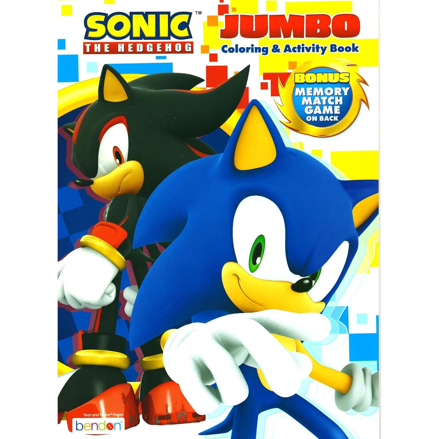 Conjunto de Colorear Sonic The Hedgehog para Niños 3+