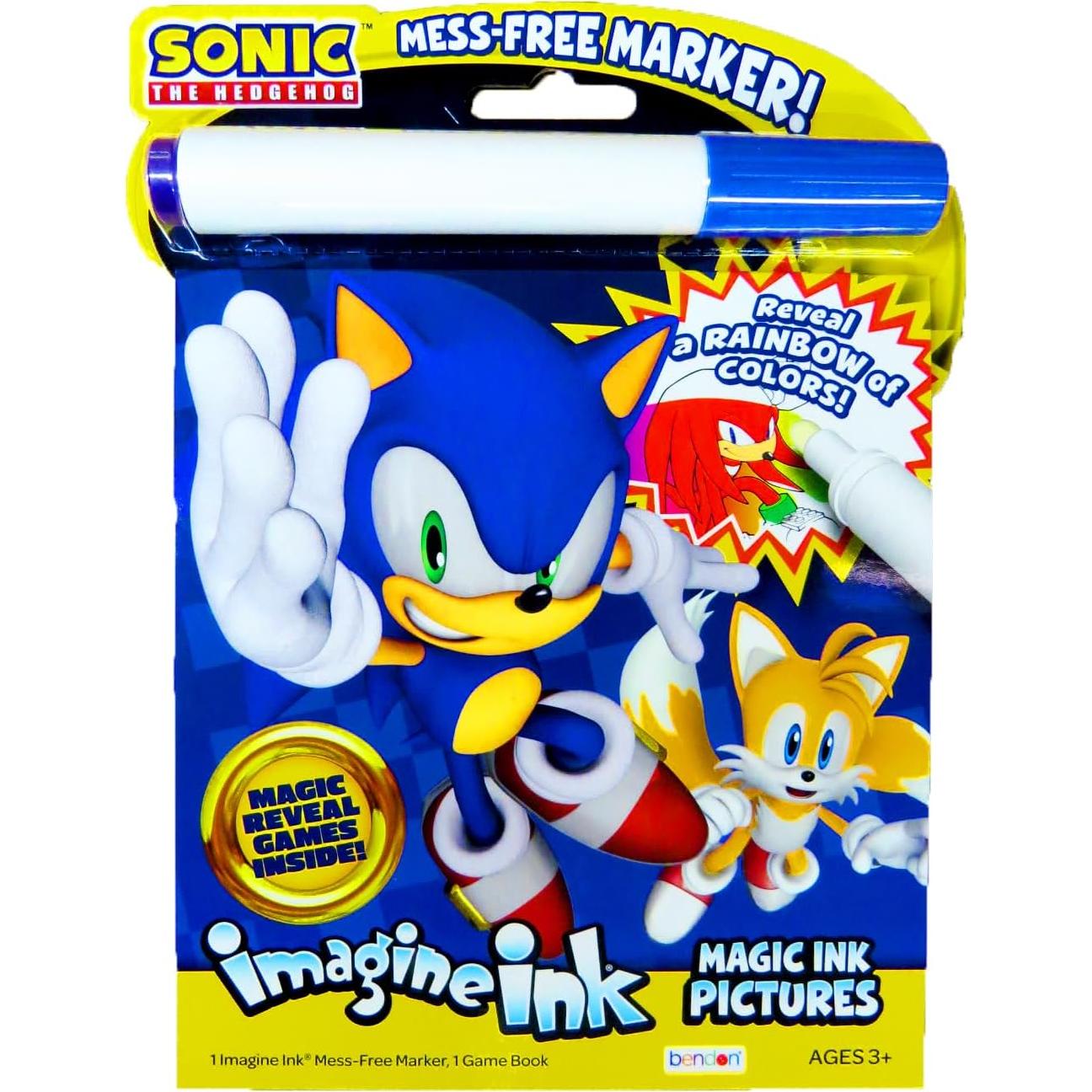 Conjunto de Colorear Sonic The Hedgehog para Niños 3+