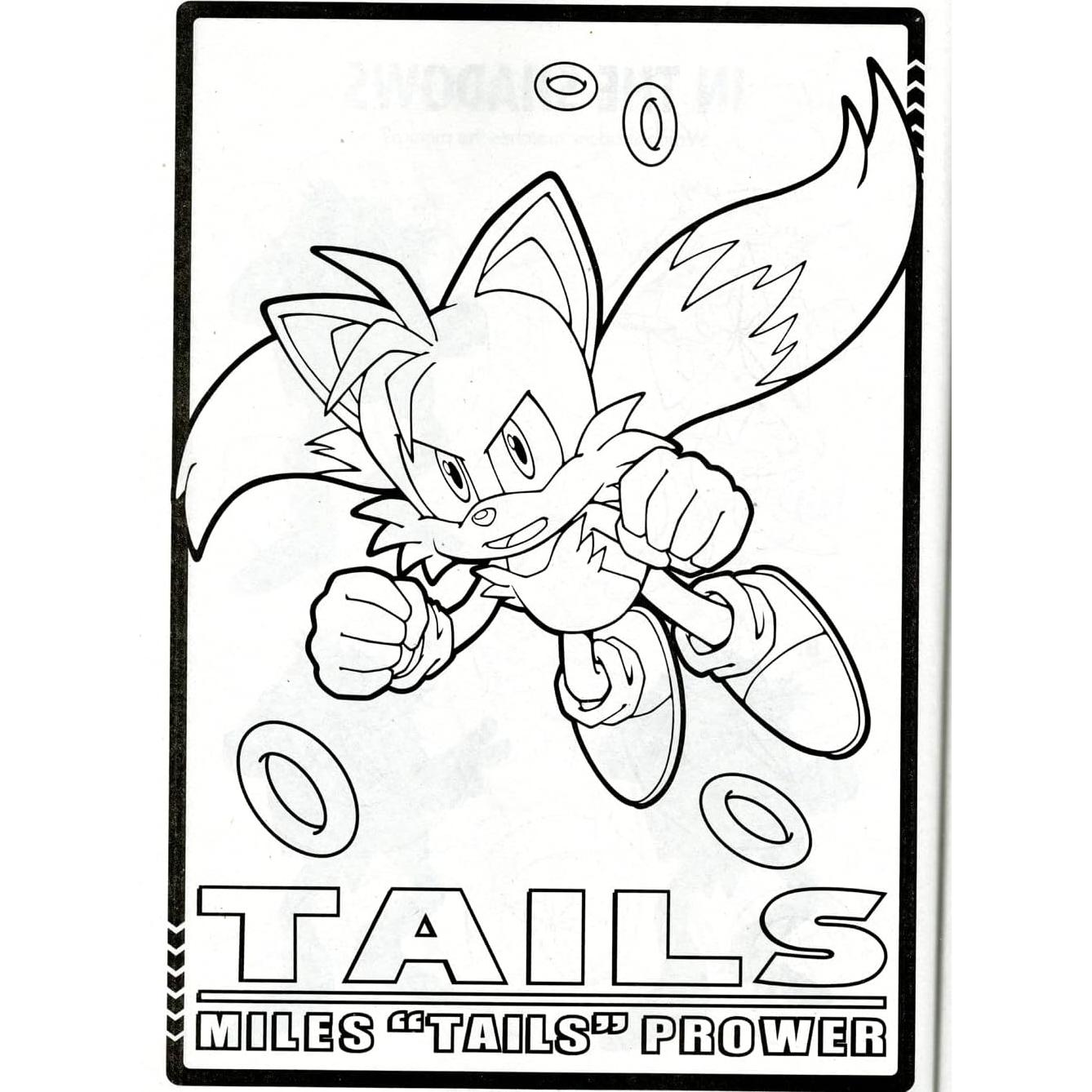 Conjunto de Colorear Sonic The Hedgehog para Niños 3+