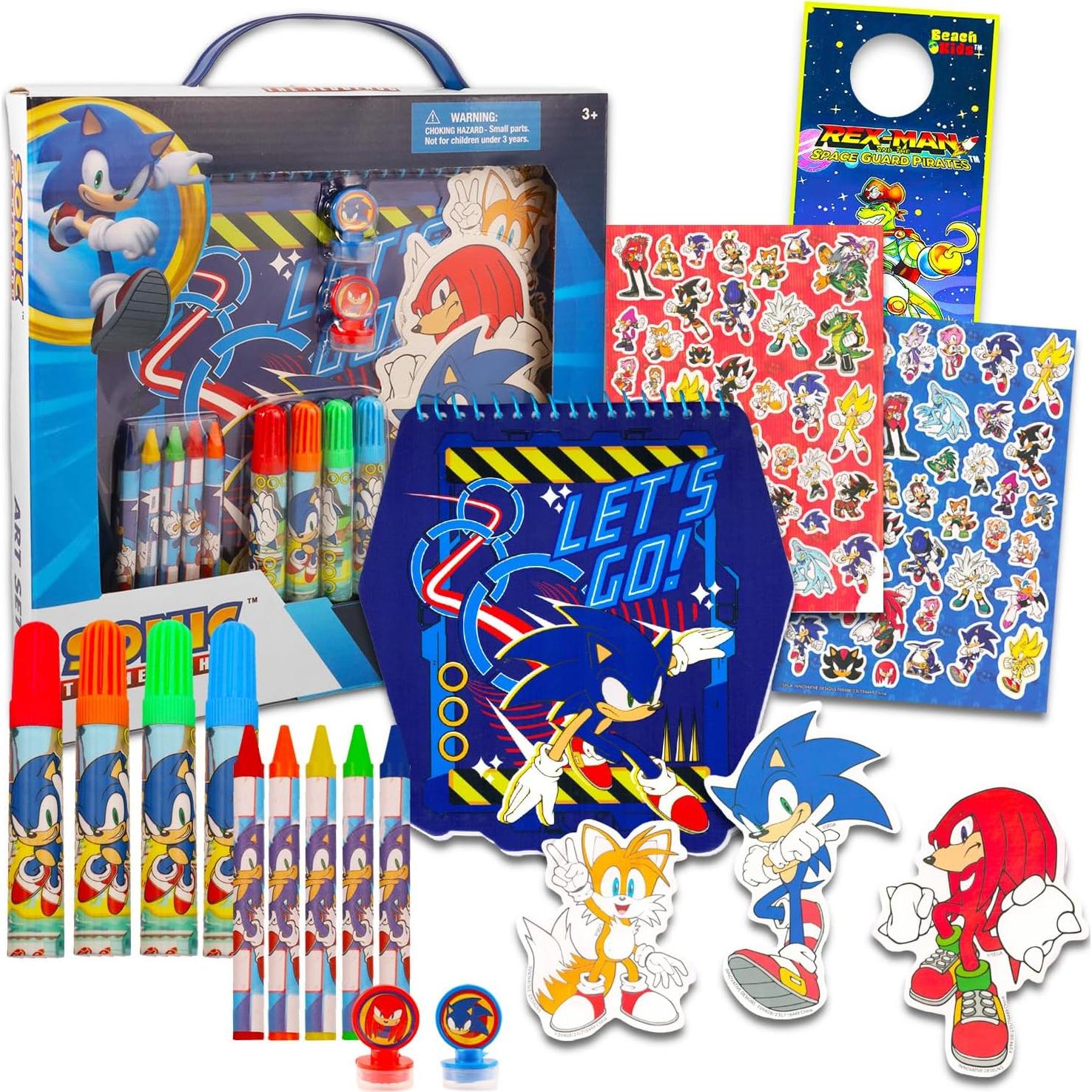 Juego de Arte Sonic The Hedgehog - Kit de 30 Piezas para Niños