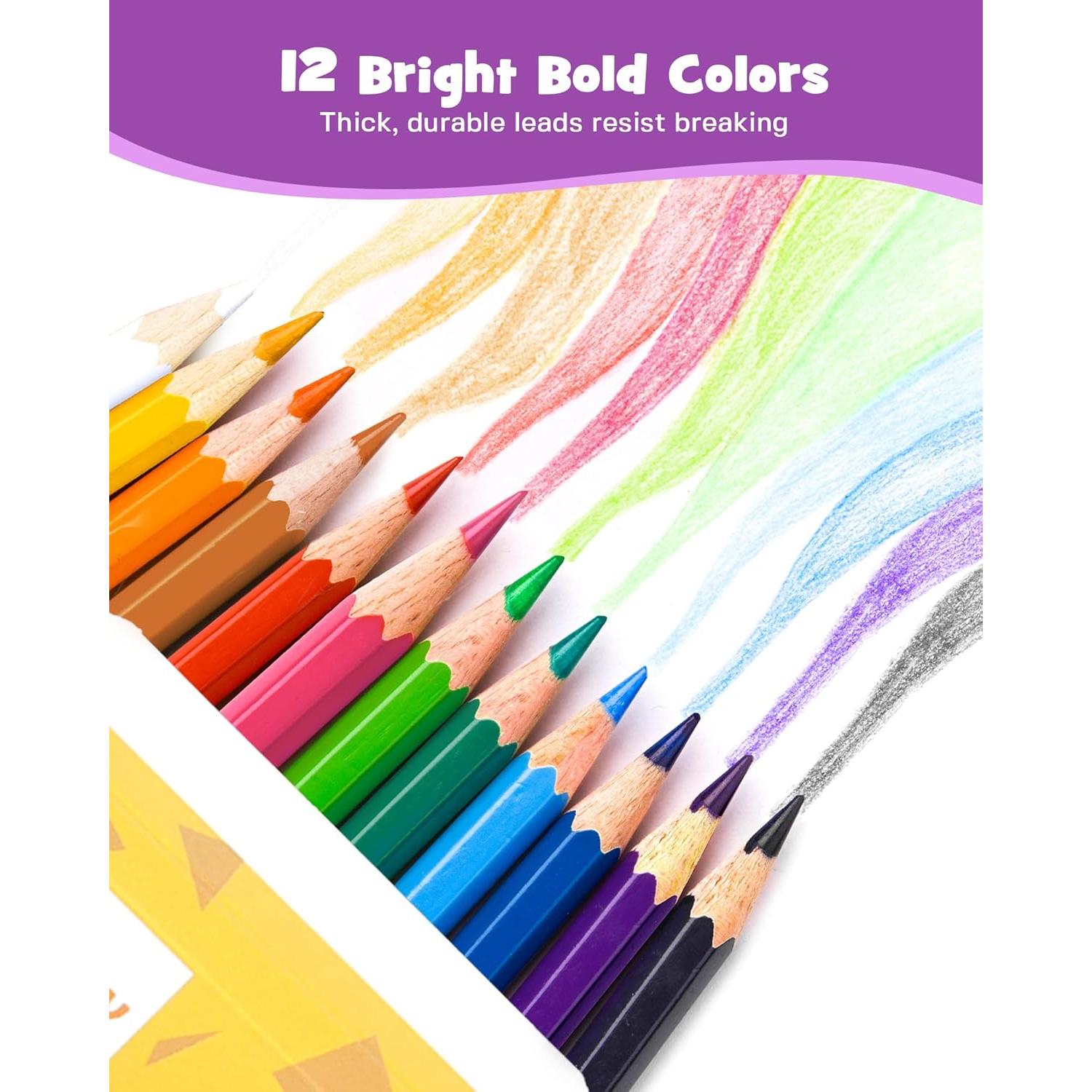 Lápices de Colores D-FantiX 432 Unidades Pre-Afilados