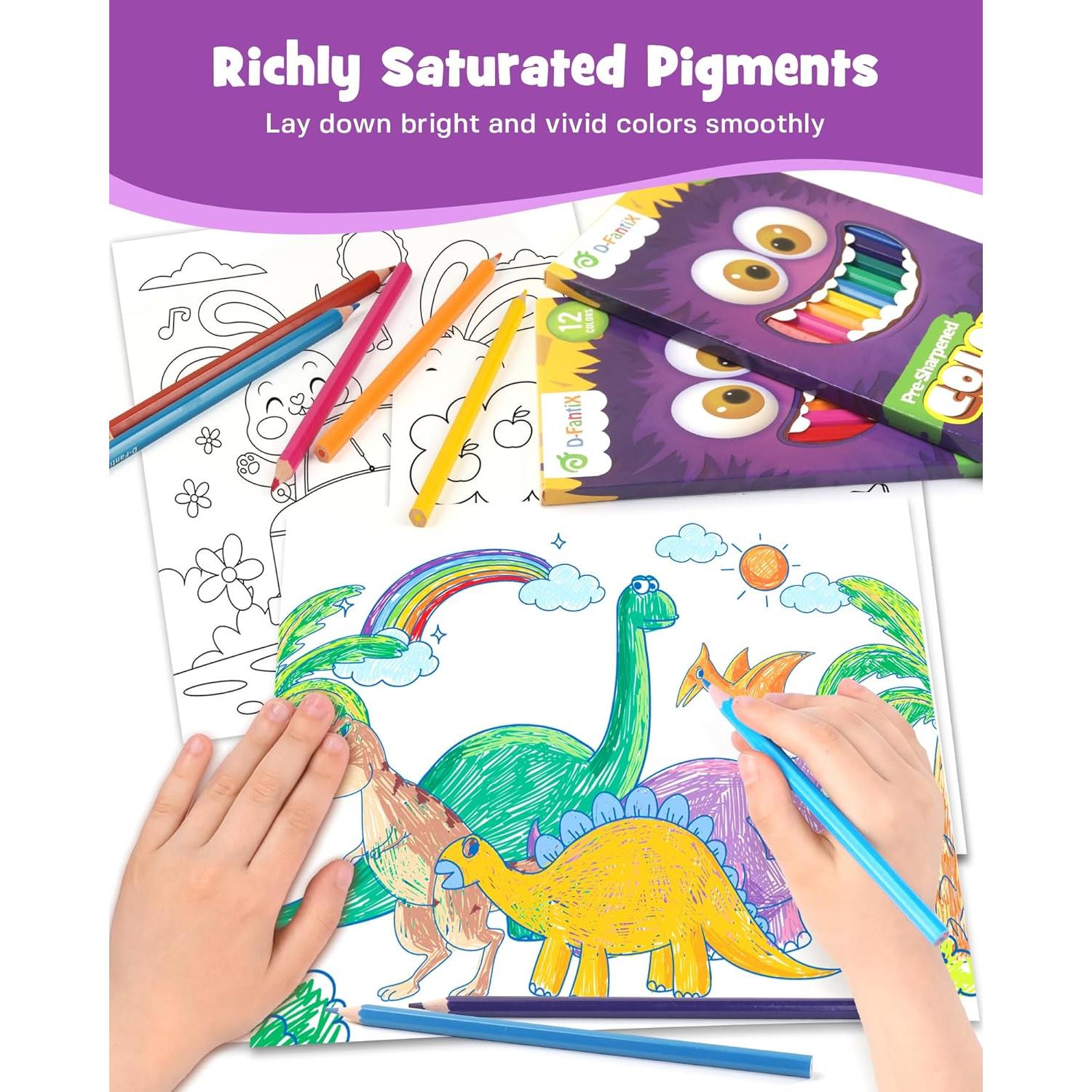 Lápices de Colores D-FantiX 432 Unidades Pre-Afilados